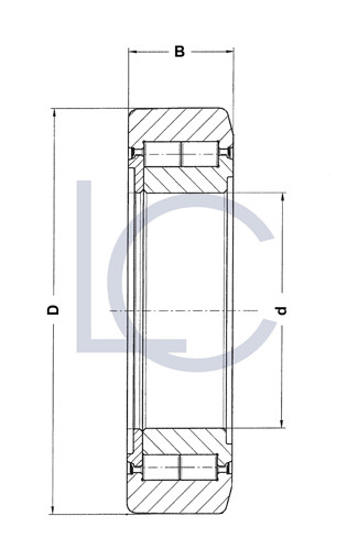 Skizze_Stützrolle_LIN0160_LC-Wälzlager