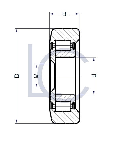Bild von Hubmastrolle STI S0040 30x75,6x24 mm