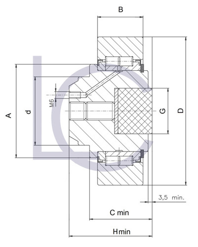 Bild von Ausschubrolle einstellbar JUM1514 60x130x73 mm